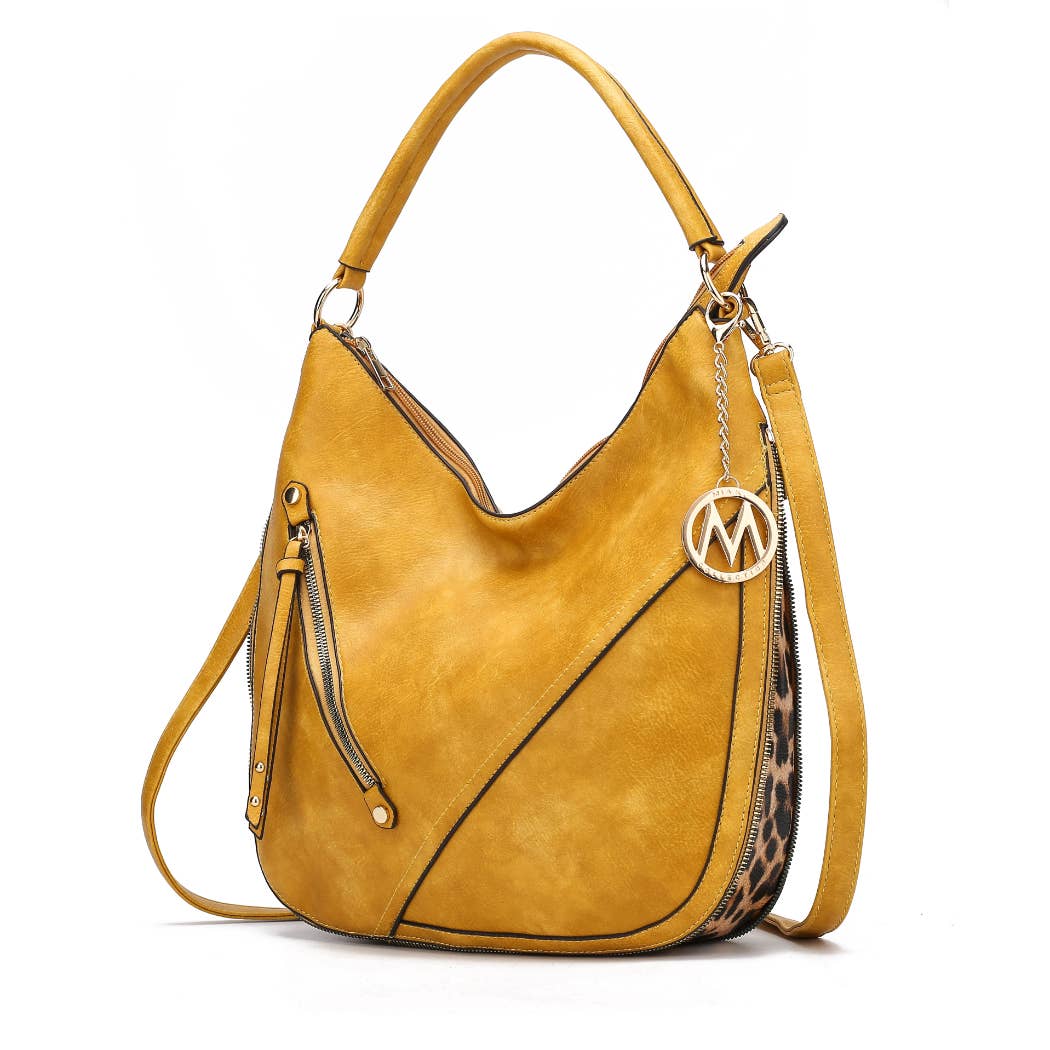 MKF Collection Lisanna Hobo bag by Mia K.: Mustard