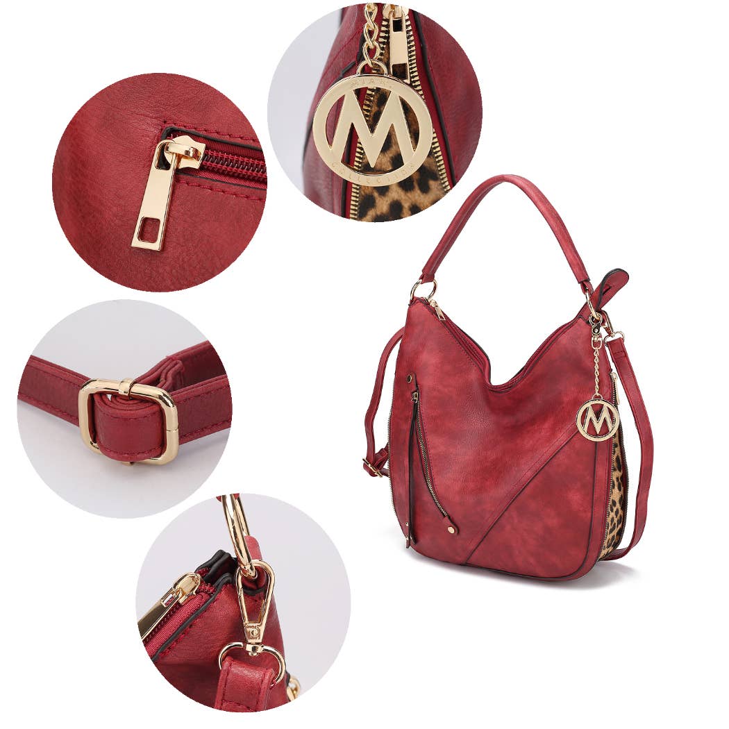 MKF Collection Lisanna Hobo bag by Mia K.: Khaki