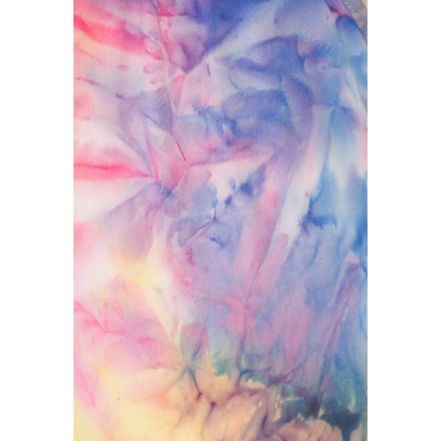 Buttery Soft Print Capri Joggers - Multi Color Tie Dye: MULTI / XL