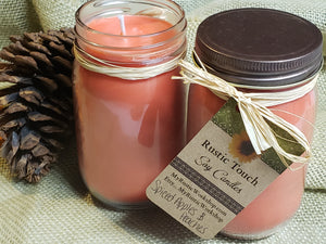 Spiced Apples & Peaches Soy Candle