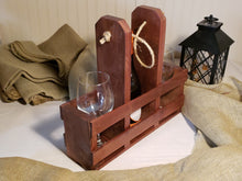 Load image into Gallery viewer, Antique Walnut Wine Caddy