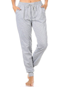 Womens Soft French Terry Joggers Sweatpants Bottoms