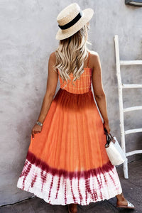 Tie-dye Gradient Sleeveless Slip Dress 27RD-DRSW518