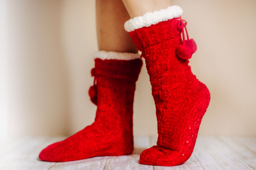 Cozy Fleece Lined Velvet Socks