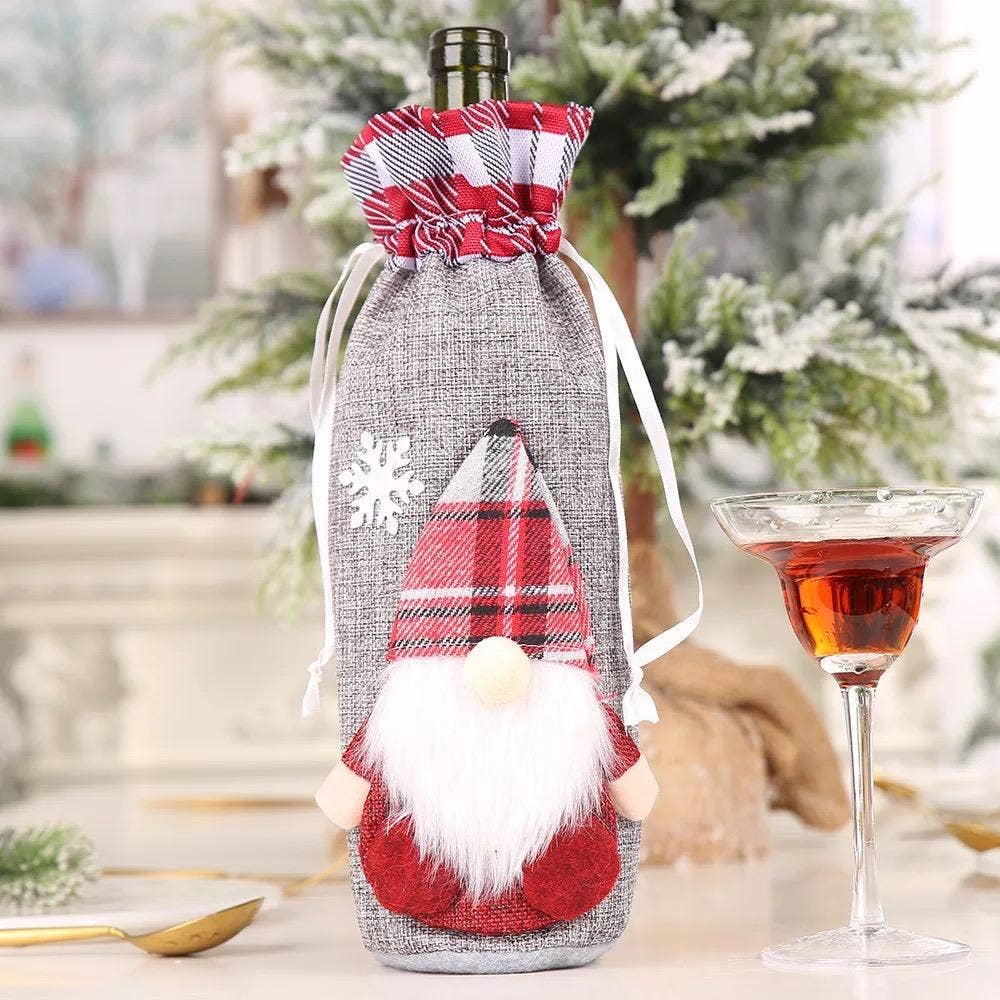 Gnome Wine Bottle Covers