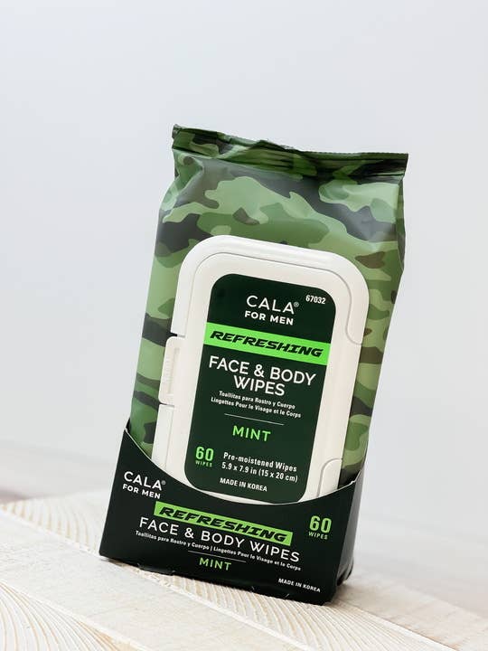 Face & Body Wipes for Men